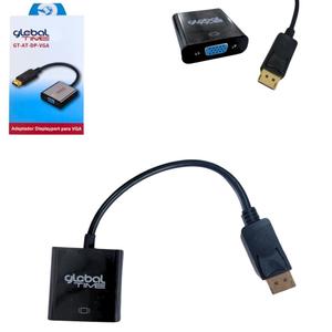 Conversor Displayport Macho Para VGA Fêmea GT-AT-DP-VGA GLOBAL TIME