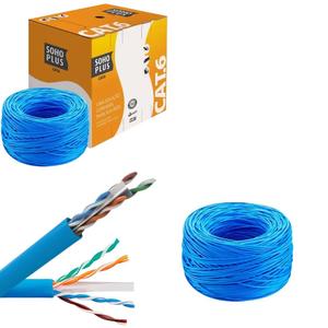 Cabo De Rede Rj45 Cat6 305 Metros Azul CAT.6 SOHO PLUS