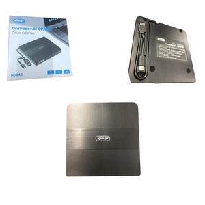 Gravador De CD/DVD Externo Com Conexão USB C/A KP-HD845 KNUP