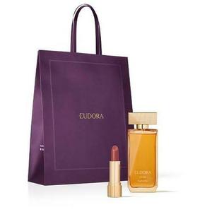 PRESENTE EUDORA DIVA SUPREMA 100ML/BATOM GLAM METALS ROSE 860203 Eudora