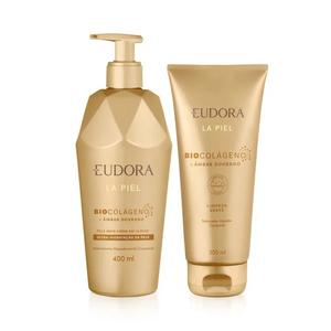 PRESENTE MAES 2025 LA PIEL AMBAR DOURADO HIDRATANTE 400ML/SABONETE LIQUIDO 200ML 930623 Eudora