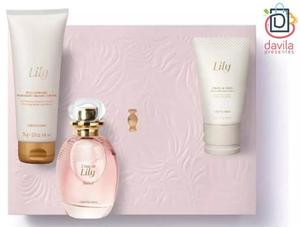 KIT LEAU DE LILY SOLEI COLONIA 75ML/GELEIA 75G/HID PARA MAOS 50G MAES 2025 874125 BOTICARIO