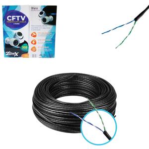 Cabo Premium Para CFTV 2 Pares 305 Metros 2F-N2PP305 2 FLEX