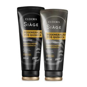 COMBO SIAGE REGENERAÇÃO PÓS QUIMICA SHAMPOO 250ML + CONDICIONADOR 200ML 534395 BOTICARIO