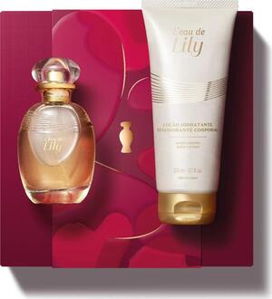 ESTOJO LEAL DE LILY 2 ITENS COLONIA 100ML+LOÇÃO CORPORAL 200ML NAMORADOS 2025 852987 BOTICARIO