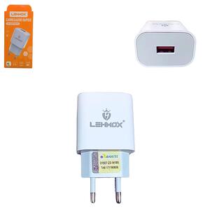 Carregador Rápido USB Com Saída 3.1A LE-522 LEHMOX