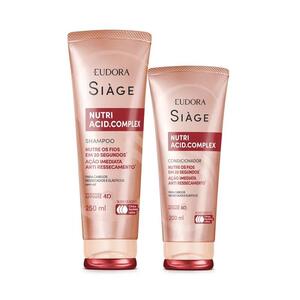 COMBO SIAGE NUTRI ACIDO COMPLEX SHAMPOO+CONDICIONADOR 581191 Eudora