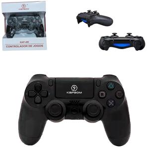Controle Para Ps4 Sem Fio Preto KAP-4W KAPBOM