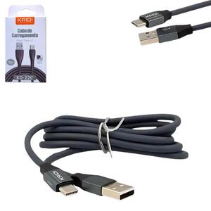 Cabo De Carregamento Rápido USB Para USB-C 1 Metro KD-22C KAIDI