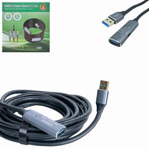 Cabo Extensor USB 3.0 Macho para Femea 5 Metros Com entrada USB-C Y-B39 GENERICO