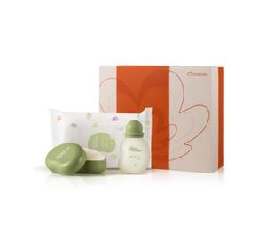 ESTOJO PPBB 3 ITENS COLONIA + SABONETEIRA C SABONETE + LENÇO UMIDECIDO 50UN 209564 NATURA