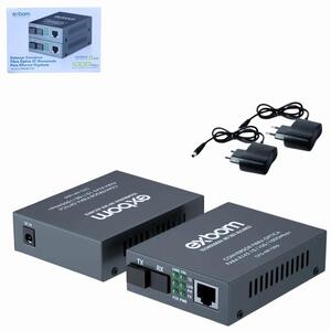 Conversor De Fibra Optica 1000 mbps RJ45 CFO-NK1000 EXBOM