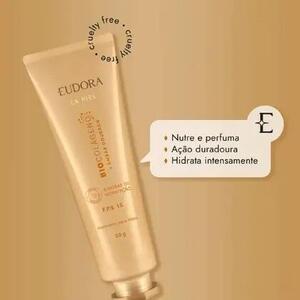 EUDORA LA PIEL HIDRATANTE PARA MÃOS AMBAR DOURADO 50G 930791 Eudora