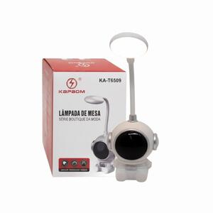 Luminária De Mesa LED Astronauta Cores Sortidas KA-T6509 KAPBOM