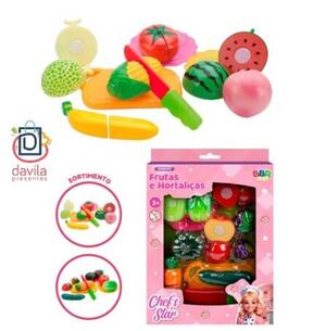 FRUTAS HORTALIÇAS CHEF STAR BBR TOYS 571818 BELLA FAMME