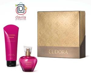 KIT PRESENTE EUDORA KISS ME ROSA MARCANTE 2 ITENS NATAL 2025 862832 Eudora
