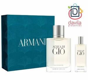 KIT GIORGIO ARMANI ACQUA DI GIO 2 ITENS EDT 100ML + EDT 15ML 437010 BELLA FAMME