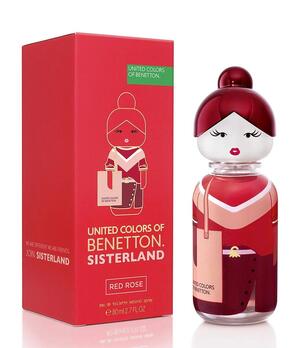 UNITED COLORS OF BENETTON SISTERLAND RED ROSE EDT 80ML 018749 BELLA FAMME