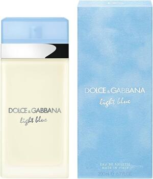 DOLCE GABBANA LIGHT BLUE FEMININO 200ML 180325 BELLA FAMME