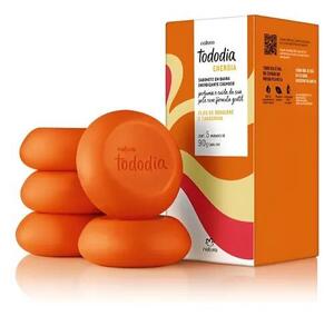 SABONETE EM BARRA TODODIA FLOR DE GENGIBRE E TANGERINA 5X90G 152963 NATURA
