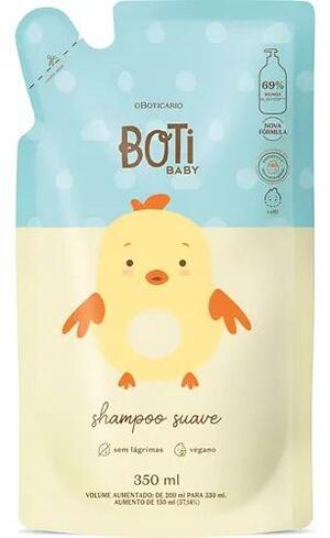 REFIL BOTI BABY SHAMPOO SUAVE 350ML 520213 BOTICARIO