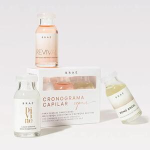 BRAÉ CRONOGRAMA CAPILAR REPAIR AMPOLAS 3 UNIDADES 823062 BELLA FAMME