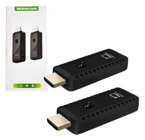 Kit Transmissor Receptor HDMI Sem Fio Wireless 1080p 30M GENERICO GENERICO