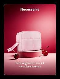 CUIDE SE BEM NECESSAIRE CEREJA DE FASES ROSA 893386 BOTICARIO