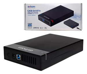 Case Para HD Sata III 3.5 USB 3.0 Externo CGHD-G35 EXBOM