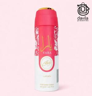 DESODORANTE CORPORAL AEROSOL LATTAFA YARA CANDY 200ML 341345 BELLA FAMME