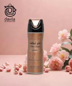 DESODORANTE CORPORAL AEROSOL LATTAFA PRIDE FAKHAR ROSE 200ML 735299 BELLA FAMME