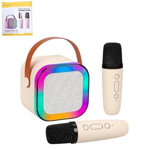 Caixa De Som Bluetooth Sistema Karaoke Com 2 Microfones BM-S104 B-MAX
