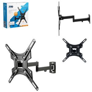 Suporte Simples para TV Universal Articulado LED, LCD Plasma De 13"-55" Polegadas até 50Kg PQST-1355/02 PROELETRONIC