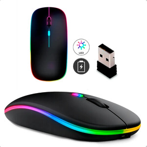 Mouse Sem Fio Recarregável USB-C 2.4 GHz Cores Sortidas MS-S350L EXBOM