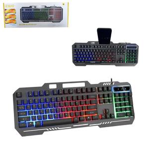 Teclado Gamer USB Preto LED RGB BACKLIGHT BM-T05 B-MAX