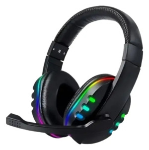 Headphone Gamer USB Com Microfone Super Bass Preto BM-216 B-MAX