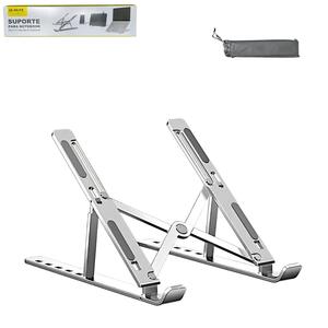 Suporte Notebook B-Max Alumínio Ajustável Dobrável Antiderrapante BMG-39 B-MAX