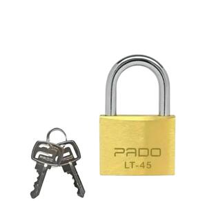 Cadeado De Latão Pado SM LT - 45mm 2 Chaves SM LT-45MM PADO