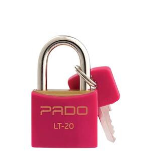 Cadeado De Latão Pado SM LT - 20mm Cor Magenta SM LT-20MM PADO