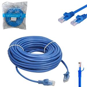 Cabo De Rede CAT6/UTP 20 Metros Azul GENERICO GENERICO