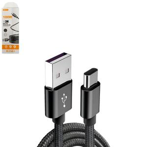 Cabo De Dados USB Para USB-C De 3 Metros 5A C168-3 BYZ