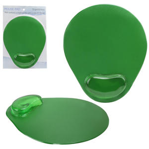 Mouse Pad Com Apoio Em Gel Verde GLOBAL GLOBAL TIME
