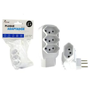 Adaptador De Tomada Tripolar Bivolt SL6010 KNUP