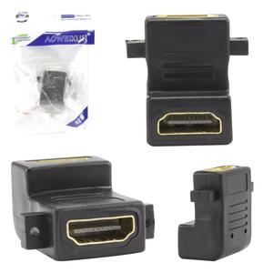 Adaptador HDMI 90 Graus Conector Fêmea Para Fêmea A207 A207 GENERICO