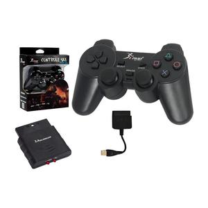 Controle Dualshock Analógico Ps2 E 3 Pc Usb Wireless 2.4G Kp-5423 KP-5423 KNUP