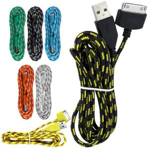 Cabo USB Lightning 30 Pinos para Iphone 3 e 4 2 Metros Colorido OEM IPHONE GENERICO