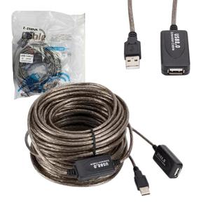 Cabo Extensor Usb 2.0 20 Metros Alta Velocidade Am Af EXTENSOR GENERICO