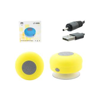 Caixa De Som 3W Bluetooth Á Prova D'água Amarelo LT-3006 GENERICO