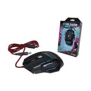 Mouse Gamer Soldado 3000 Dpi 6 Botões Com Led INFOKT GM-700 GM-700 INFOKIT