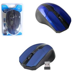 Mouse Sem Fio Óptico USB 2.4GHz Para Notebook Azul G10 KNUP
